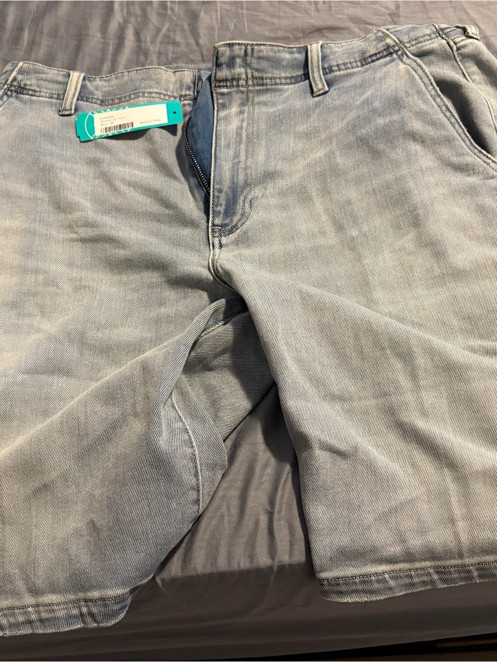 Liverpool Light Blue Denim Shorts